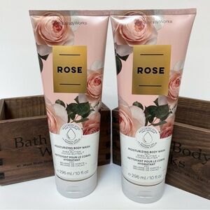 Bath & Body Works Rose Moisturizing Body Wash x 2